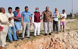 मेयर सरावगीद्धारा पोखरीको स्थलगत अनुगमन